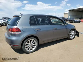 2013 Volkswagen Golf TDI w/Sunroof & Nav with VIN WVWNM7AJXDW007910, listed as a Copart auction lot 62839634 with 80,896 mi miles and Non Repairable. Bid and sale history available at carsss.com. Image 3.