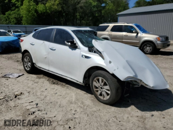 2018 Kia Optima LX z VIN 5XXGT4L32JG190337, wystawiony jako Copart lot #52022945 z przebiegiem Nie podano mil oraz Szkoda całkowita • Salvage title. Historia ofert i sprzedaży dostępna na DreamBid. Obrazek 4.