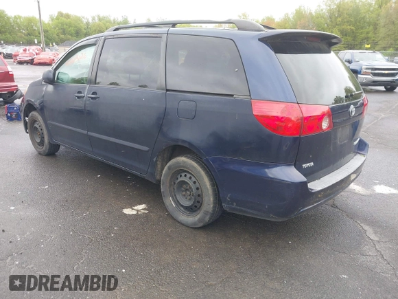 2006 Toyota Sienna CE with VIN 5TDZA23C26S549162, listed as a IAAI auction lot 42203026 with 287,978 mi miles and . Bid and sale history available at DreamBid. Image 3.