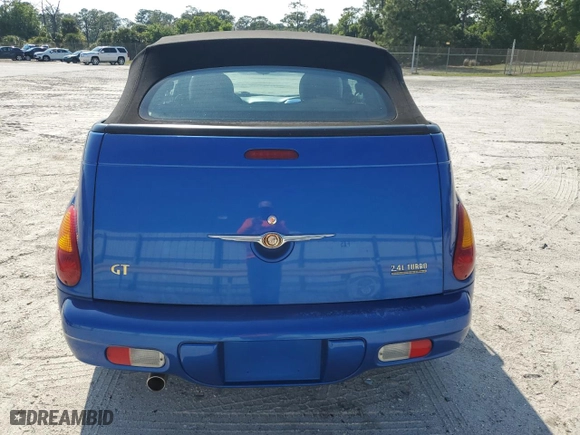 2005 Chrysler PT Cruiser GT with VIN 3C3AY75S05T605621, listed as a Copart auction lot 51483415 with 74,678 mi miles and Salvage Title. Bid and sale history available at carsss.com. Image 6.