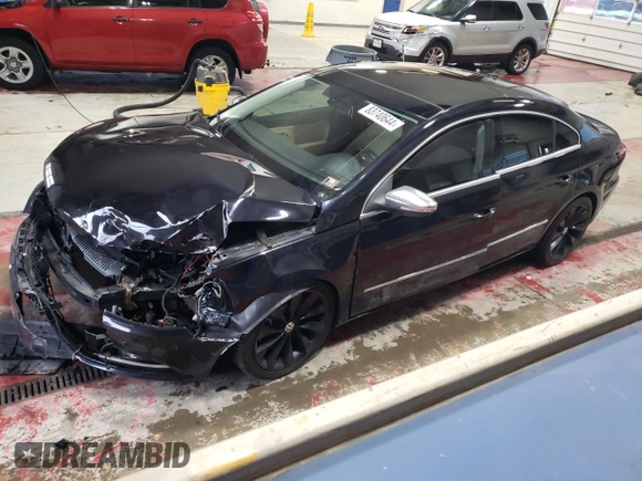 2013 Volkswagen CC VR6 Executive 4Motion with VIN WVWGU7AN7DE536782, listed as a Copart auction lot 83740644 with 120,777 mi miles and Salvage Title. Bid and sale history available at carsss.com. Image 1.