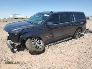 2022 Chevrolet Suburban LT with VIN 1GNSKCKDXNR317511, listed as a Copart auction lot 52573795 with 134,062 mi miles and Salvage Title. Bid and sale history available at DreamBid. Image 1.