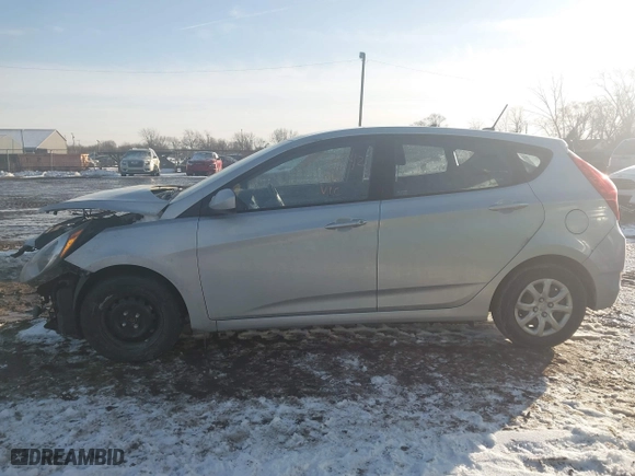 2014 Hyundai Accent GS with VIN KMHCT5AEXEU167098, listed as a IAAI auction lot 41552742 with 48,645 mi miles. Bid and sale history available at carsss.com. Image 14.