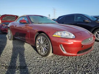 2010 Jaguar XK with VIN SAJWA4GB5ALB36814, listed as a Copart auction lot 74855444 with 0 mi miles and Salvage Title. Bid and sale history available at carsss.com. Image 4.
