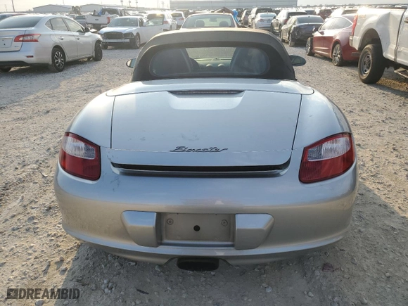 2007 Porsche Boxster with VIN WP0CA29837U711256, listed as a Copart auction lot 78423144 with 49,592 mi miles and Salvage Title. Bid and sale history available at carsss.com. Image 6.