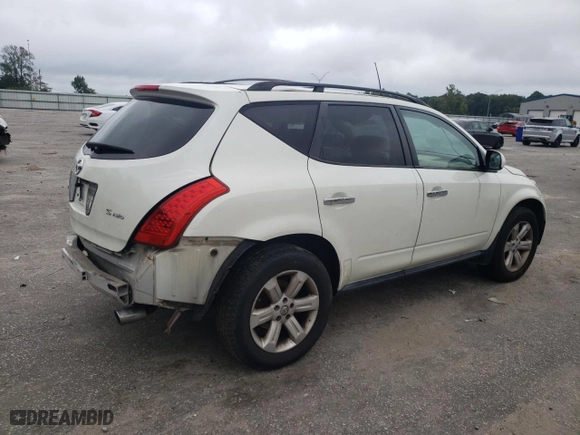 2007 Nissan Murano S with VIN JN8AZ08W37W659222, listed as a Copart auction lot 73790184 with 156,458 mi miles and Salvage Title. Bid and sale history available at carsss.com. Image 3.