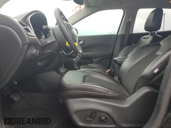 2019 Jeep Compass Altitude with VIN 3C4NJCBB4KT715498, listed as a Copart auction lot 60856305 with 55,307 mi miles and Salvage title. Bid and sale history available at DreamBid. Image 7.