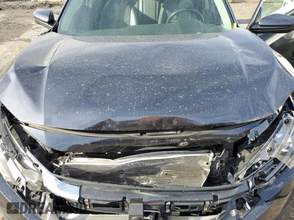 2017 Honda Civic Sedan EX-L with VIN 2HGFC1F74HH641043, listed as a Copart auction lot 53708745 with 87,662 mi miles and Salvage Title. Bid and sale history available at carsss.com. Image 11.