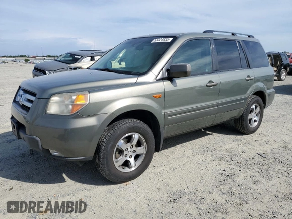 2008 Honda Pilot EX-L with VIN 5FNYF18528B004331, listed as a Copart auction lot 53324835 with 201,040 mi miles and Salvage Title. Bid and sale history available at carsss.com. Image 1.
