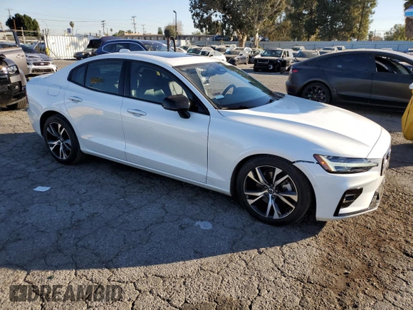 2024 Volvo S60 Plus Dark Theme with VIN 7JRL12FLXRG315532, listed as a Copart auction lot 88744175 with 14,597 mi miles and Salvage title. Bid and sale history available at DreamBid. Image 4.