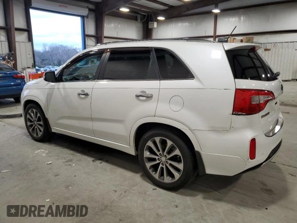2015 Kia Sorento SX with VIN 5XYKW4A79FG652645, listed as a Copart auction lot 47987745 with 283,622 mi miles and Clean Title. Bid and sale history available at carsss.com. Image 2.
