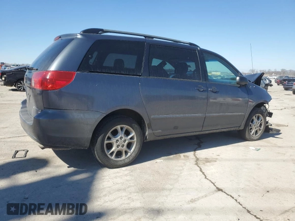 2006 Toyota Sienna LE with VIN 5TDBA23C76S066560, listed as a Copart auction lot 47078095 with 189,764 mi miles and Salvage Title. Bid and sale history available at carsss.com. Image 3.