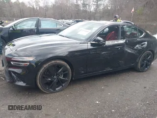 2023 Genesis G70 2.0T with VIN KMTG34TA4PU122026, listed as a IAAI auction lot 41931183 with 15,997 mi miles and . Bid and sale history available at DreamBid. Image 14.