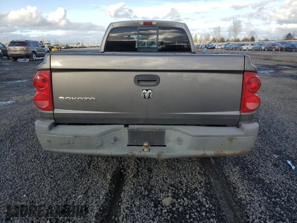 2005 Dodge Dakota ST with VIN 1D7HW22K45S270278, listed as a Copart auction lot 85540104 with 90,707 mi miles and Salvage Title. Bid and sale history available at DreamBid. Image 6.