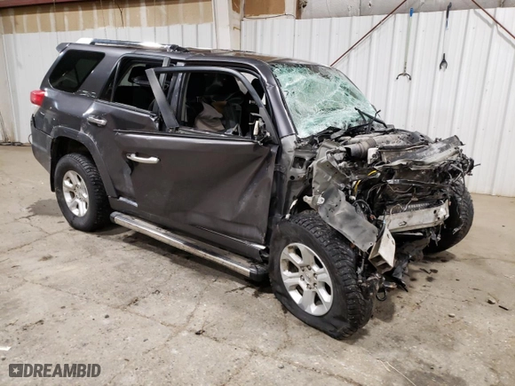 2012 Toyota 4Runner SR5 with VIN JTEBU5JR3C5099357, listed as a Copart auction lot 43453555 with 0 mi miles and Salvage Title. Bid and sale history available at carsss.com. Image 4.