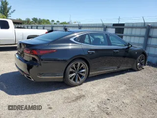 2021 Lexus LS with VIN JTHF51FF3M5014656, listed as a Copart auction lot 50409693 with 7,906 mi miles. Bid and sale history available at carsss.com. Image 3.