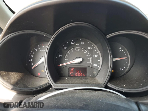2013 Kia Rio EX with VIN KNADN4A31D6248521, listed as a Copart auction lot 60061645 with 123,281 mi miles and Salvage title. Bid and sale history available at DreamBid. Image 9.