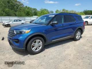 2021 Ford Explorer XLT z VIN 1FMSK7DH3MGB85438, wystawiony jako Copart lot #52048085 z przebiegiem 39 749 mil mil oraz Szkoda całkowita • Salvage title. Historia ofert i sprzedaży dostępna na DreamBid. Obrazek 1.