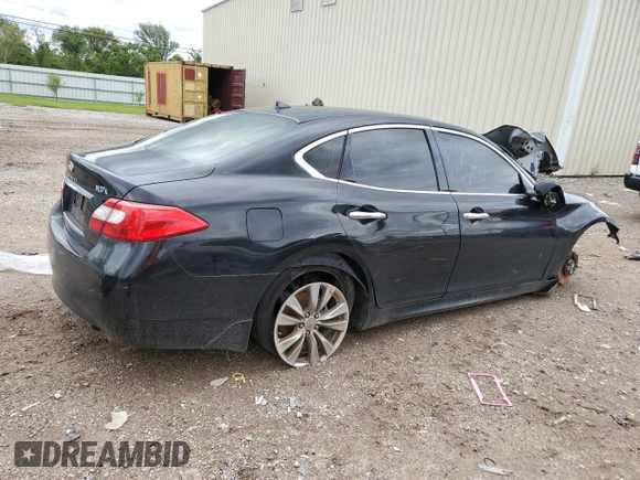 2013 Infiniti M37 with VIN JN1BY1AR4DM600154, listed as a Copart auction lot 70984064 with 0 mi miles and Salvage Title. Bid and sale history available at carsss.com. Image 3.