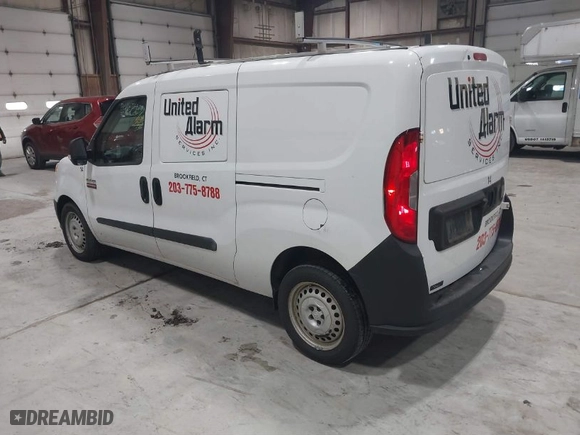 2017 Ram ProMaster City Cargo Van Tradesman with VIN ZFBERFAB2H6G64507, listed as a IAAI auction lot 41833108 with 148,646 mi miles. Bid and sale history available at carsss.com. Image 3.