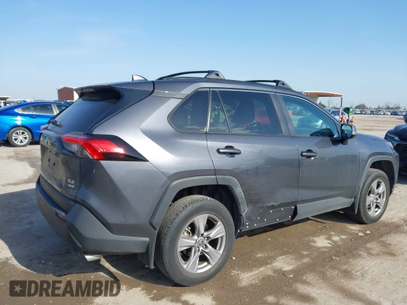 2023 Toyota RAV4 XLE with VIN 2T3P1RFV7PC369416, listed as a IAAI auction lot 41575255 with 25,825 mi miles. Bid and sale history available at carsss.com. Image 6.