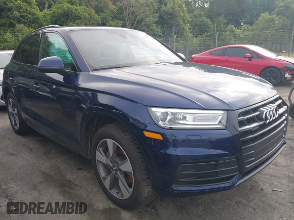 2020 Audi Q5 Premium with VIN WA1ANAFYXL2081200, listed as a IAAI auction lot 42445339 with 73,859 mi miles and . Bid and sale history available at DreamBid. Image 1.