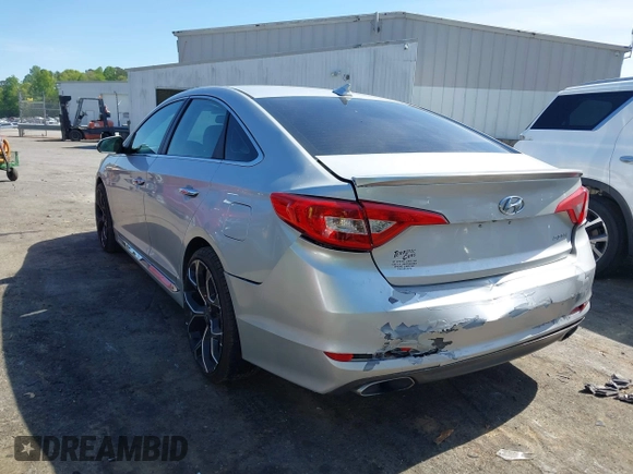 2015 Hyundai Sonata Sport with VIN 5NPE34AF6FH256579, listed as a IAAI auction lot 42052813 with 103,988 mi miles and . Bid and sale history available at DreamBid. Image 3.