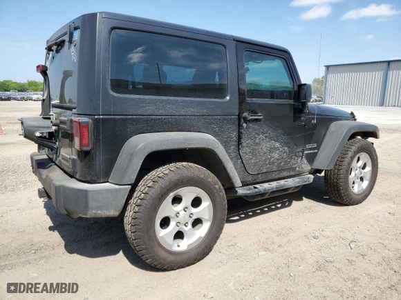2015 Jeep Wrangler Sport with VIN 1C4AJWAG2FL770062, listed as a Copart auction lot 53645195 with 120,409 mi miles and Salvage Title. Bid and sale history available at carsss.com. Image 3.