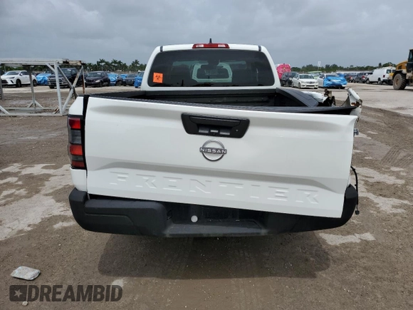 2024 Nissan Frontier S with VIN 1N6ED1CL8RN640752, listed as a Copart auction lot 62077035 with 14,425 mi miles and Salvage title. Bid and sale history available at DreamBid. Image 6.