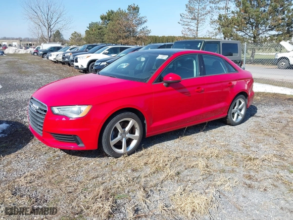 2015 Audi A3 1.8T Premium with VIN WAUACGFF0F1066550, listed as a IAAI auction lot 41810332 with 78,087 mi miles. Bid and sale history available at carsss.com. Image 17.
