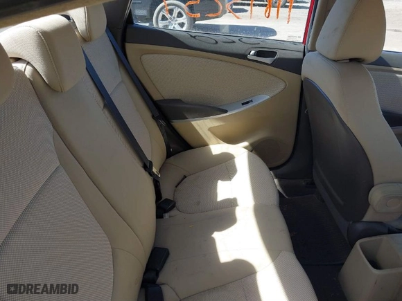 2012 Hyundai Accent GLS with VIN KMHCT4AE2CU186753, listed as a IAAI auction lot 41813259 with 226,987 mi miles. Bid and sale history available at carsss.com. Image 8.
