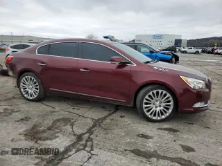 2016 Buick LaCrosse Premium II with VIN 1G4GF5G34GF105685, listed as a Copart auction lot 86892104 with 98,435 mi miles and Salvage Title. Bid and sale history available at carsss.com. Image 4.