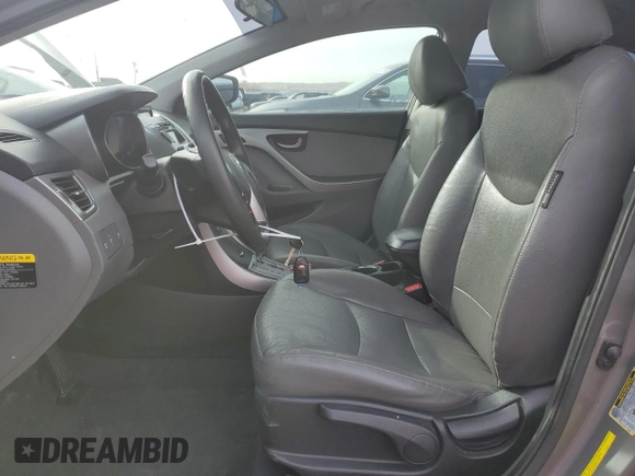2013 Hyundai Elantra Limited with VIN 5NPDH4AE7DH449924, listed as a Copart auction lot 45911945 with 108,559 mi miles and Salvage Title. Bid and sale history available at DreamBid. Image 7.