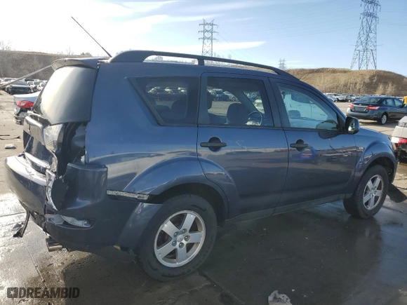 2007 Mitsubishi Outlander LS with VIN JA4MT31X67Z022011, listed as a Copart auction lot 48386945 with 189,505 mi miles and Salvage Title. Bid and sale history available at carsss.com. Image 3.