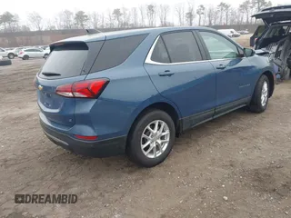 2024 Chevrolet Equinox LT with VIN 3GNAXKEG8RL329134, listed as a IAAI auction lot 41910999 with 8,616 mi miles. Bid and sale history available at carsss.com. Image 4.