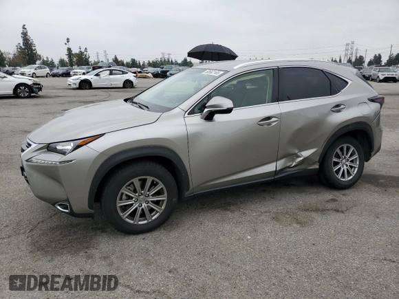 2017 Lexus NX with VIN JTJYARBZ4H2070159, listed as a Copart auction lot 50662165 with 64,289 mi miles and Salvage Title. Bid and sale history available at carsss.com. Image 1.