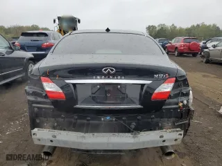 2013 Infiniti M37 with VIN JN1BY1AR7DM600777, listed as a Copart auction lot 73123544 with 82,204 mi miles and Salvage Title. Bid and sale history available at carsss.com. Image 6.