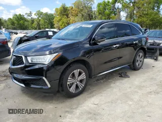 2019 Acura MDX with VIN 5J8YD3H39KL003375, listed as a Copart auction lot 50595035 with 69,528 mi miles and Salvage Title. Bid and sale history available at carsss.com. Image 1.