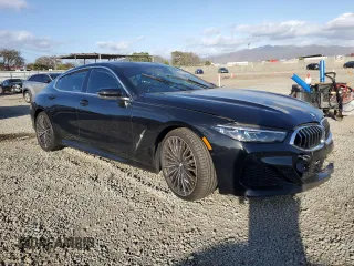 2021 BMW 8 Series M850i with VIN WBAGV8C00MCF81403, listed as a Copart auction lot 47322095 with Not provided miles and Salvage title. Bid and sale history available at DreamBid. Image 4.