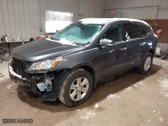2013 Chevrolet Traverse LT with VIN 1GNKVJKD8DJ178584, listed as a IAAI auction lot 41838757 with 172,857 mi miles. Bid and sale history available at carsss.com. Image 2.