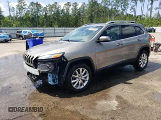 2016 Jeep Cherokee Limited with VIN 1C4PJMDS4GW363942, listed as a Copart auction lot 52027945 with 125,113 mi miles and Salvage Title. Bid and sale history available at DreamBid. Image 1.