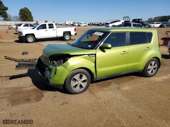 2016 Kia Soul with VIN KNDJN2A26G7825463, listed as a Copart auction lot 88282825 with 0 mi miles and Salvage Title. Bid and sale history available at carsss.com. Image 1.
