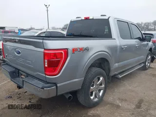 2022 Ford F-150 XL with VIN 1FTFW1E53NKD55940, listed as a IAAI auction lot 41589677 with 22,878 mi miles. Bid and sale history available at carsss.com. Image 4.