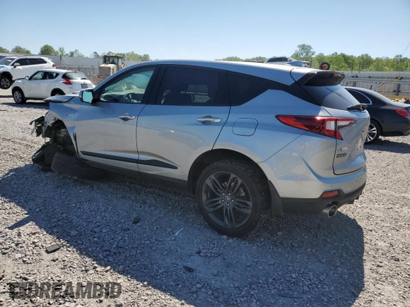 2023 Acura RDX w/A-Spec Package with VIN 5J8TC2H62PL008314, listed as a Copart auction lot 52174734 with 15,653 mi miles. Bid and sale history available at carsss.com. Image 2.