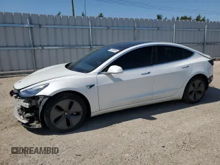 2020 Tesla Model 3 Long Range with VIN 5YJ3E1EB0LF786046, listed as a Copart auction lot 46895905 with 151,521 mi miles and Salvage Title. Bid and sale history available at carsss.com. Image 1.
