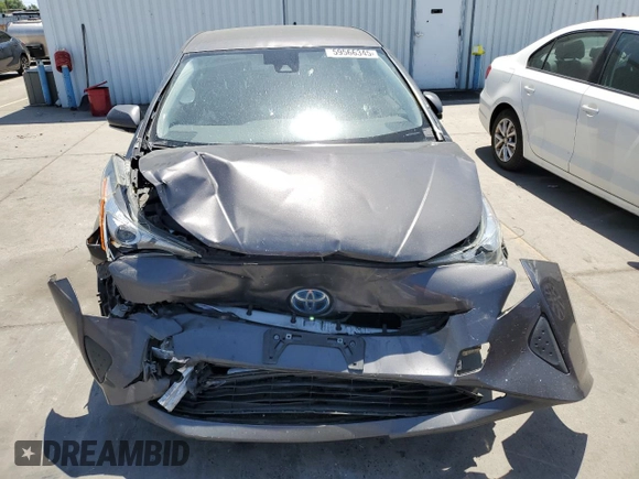 2017 Toyota Prius Two with VIN JTDKBRFU6H3579703, listed as a Copart auction lot 59566345 with 238,380 mi miles and Salvage title. Bid and sale history available at DreamBid. Image 5.