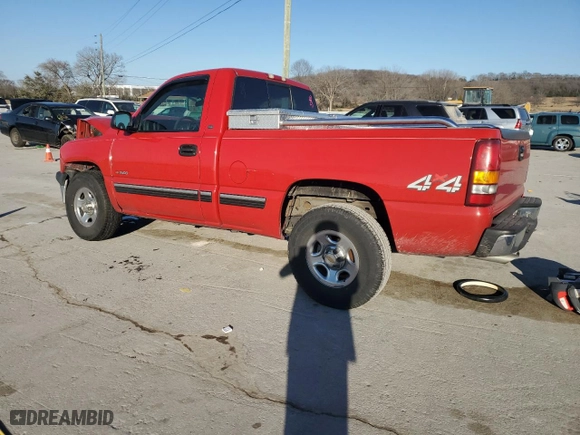 2000 Chevrolet Silverado 1500 with VIN 1GCEK14V8YZ191265, listed as a Copart auction lot 47653305 with 144,853 mi miles and Salvage Title. Bid and sale history available at carsss.com. Image 2.
