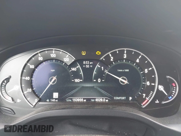 2019 BMW X4 xDrive30i with VIN 5UXUJ3C52KLG54945, listed as a IAAI auction lot 42083434 with 153,956 mi miles and . Bid and sale history available at DreamBid. Image 7.
