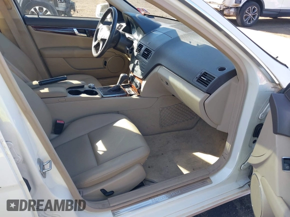 2011 Mercedes-Benz C-Class C 300 Sport with VIN WDDGF8BB7BR168068, listed as a IAAI auction lot 41835011 with 63,892 mi miles. Bid and sale history available at carsss.com. Image 5.