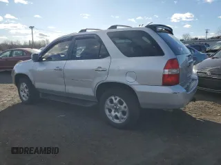 2002 Acura MDX Touring Pkg with VIN 2HNYD18662H509511, listed as a Copart auction lot 86264504 with 237,526 mi miles and Non Repairable. Bid and sale history available at carsss.com. Image 2.
